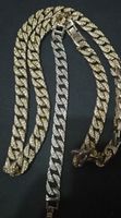 Kette und Armband mit Steinen, gebraucht