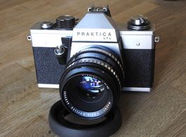 Praktica LTL Pentacon SLR-Kamera mit Meyer Oreston1.8/50mm