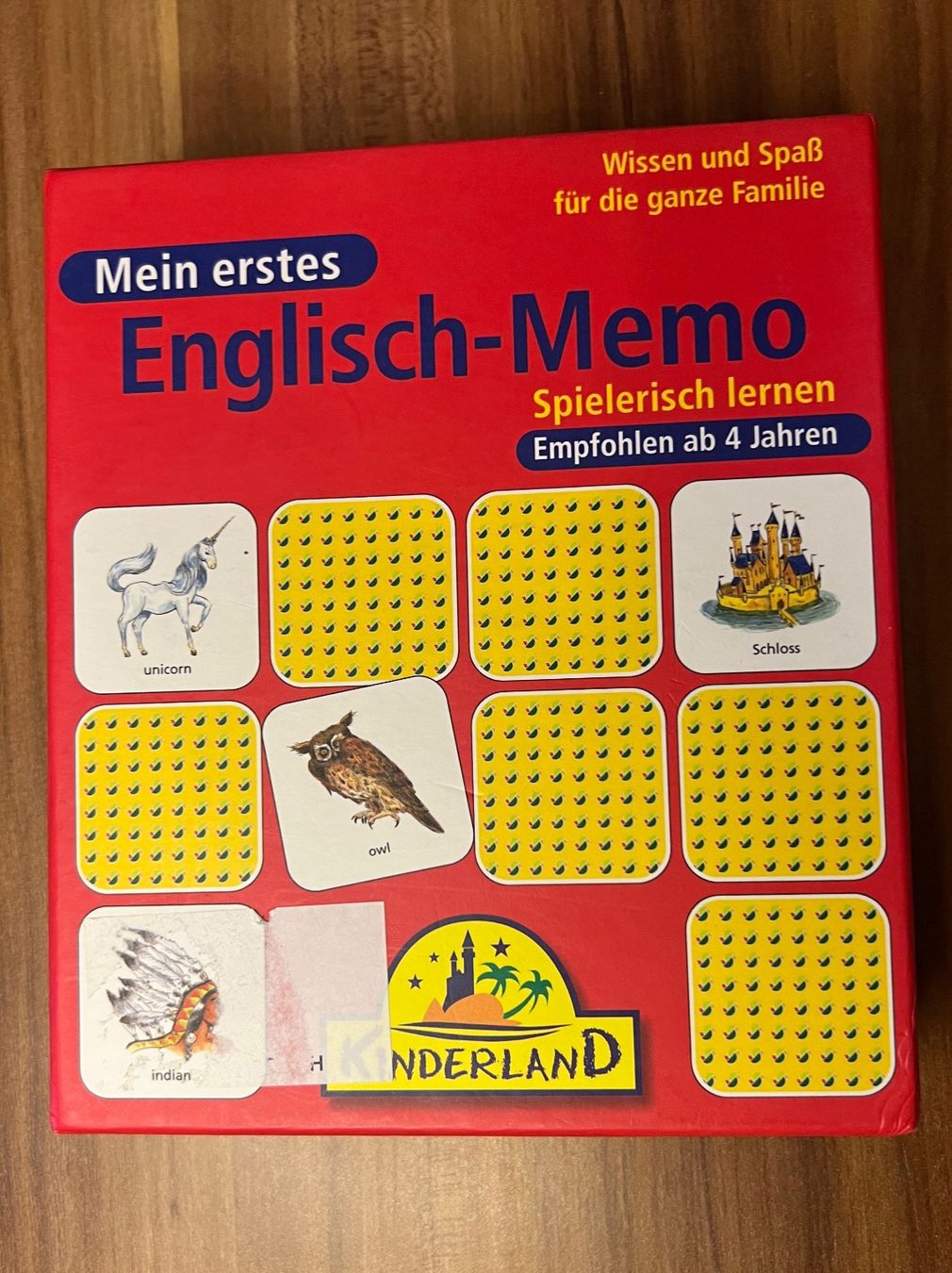 Spiele: ENGLISCH MEMO SPIEL – Gebraucht aus chiasso von Wulli
