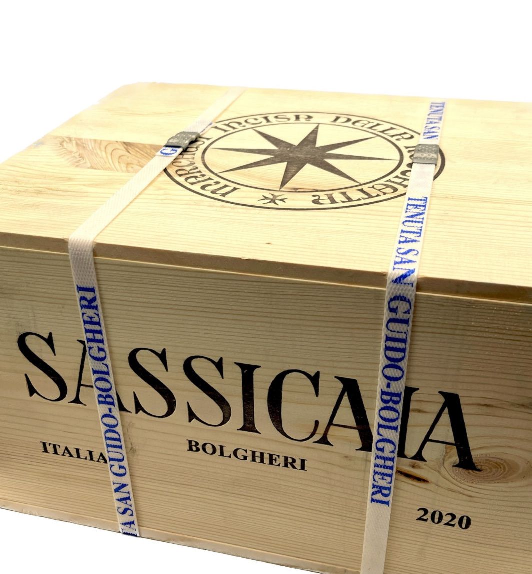 Sassicaia Vino: Sassicaia 2020 – Nuovo e nell'imballaggio originale da Grenchen venduto da O.r.i.g.