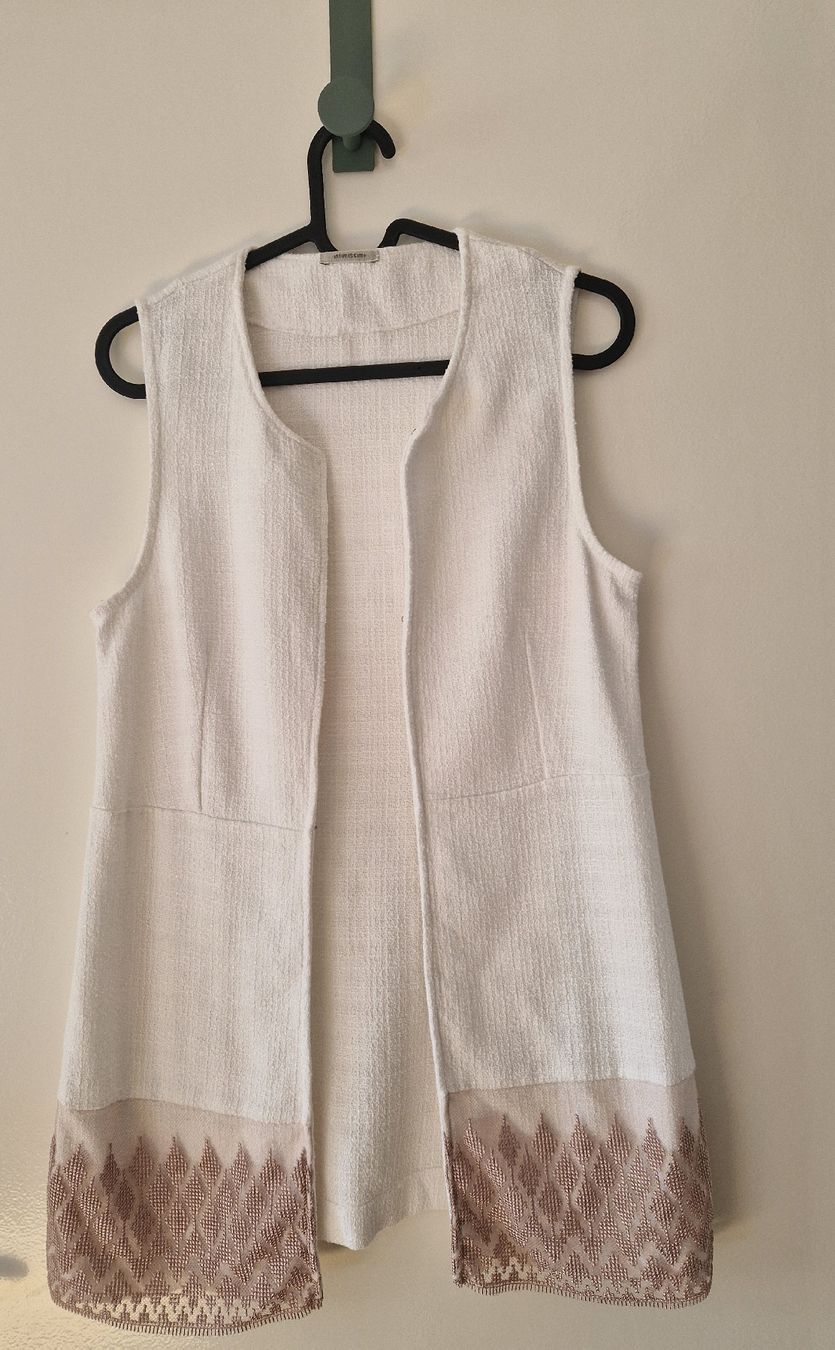 Intimissimi Gilet & Giacche senza maniche: Elegante Weste, creme-weiss, Grösse S – Usato da Zürich venduto da SunFlower_14