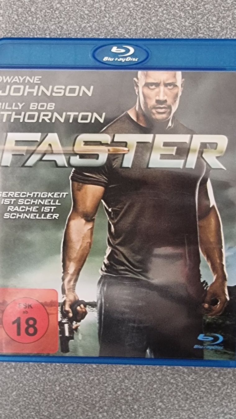 Tous les DVDs: Blu Ray - Faster / Dwayne Johnson – D'occasion à Oetwil am See par fineli2