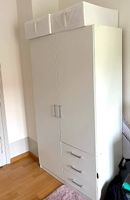 Schrank Holz weiss 95x50x175cm