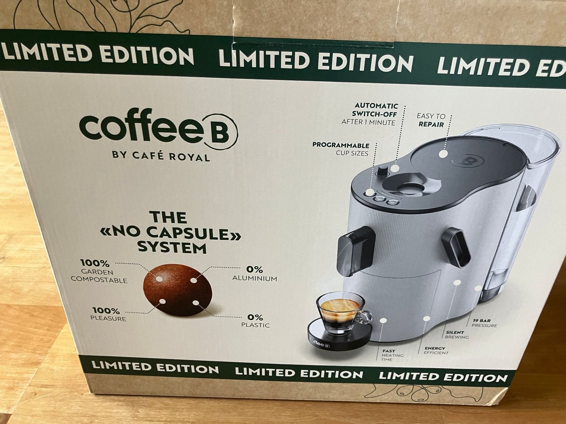 Kaffeemaschinen & Espressomaschinen: CoffeeB by Cafe Royal - Limited Edition – Neu und originalverpackt aus Laax GR von pinetta 2