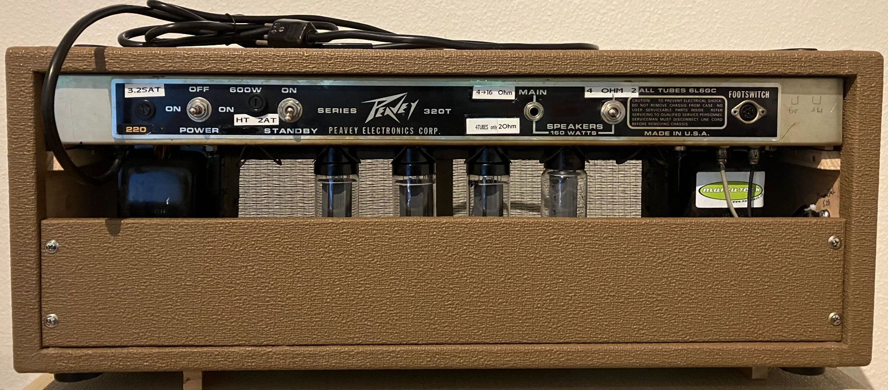 Peavey Amplificatori: Peavey Mace Head '76 – Usato da Zürich venduto da MamuTech 1