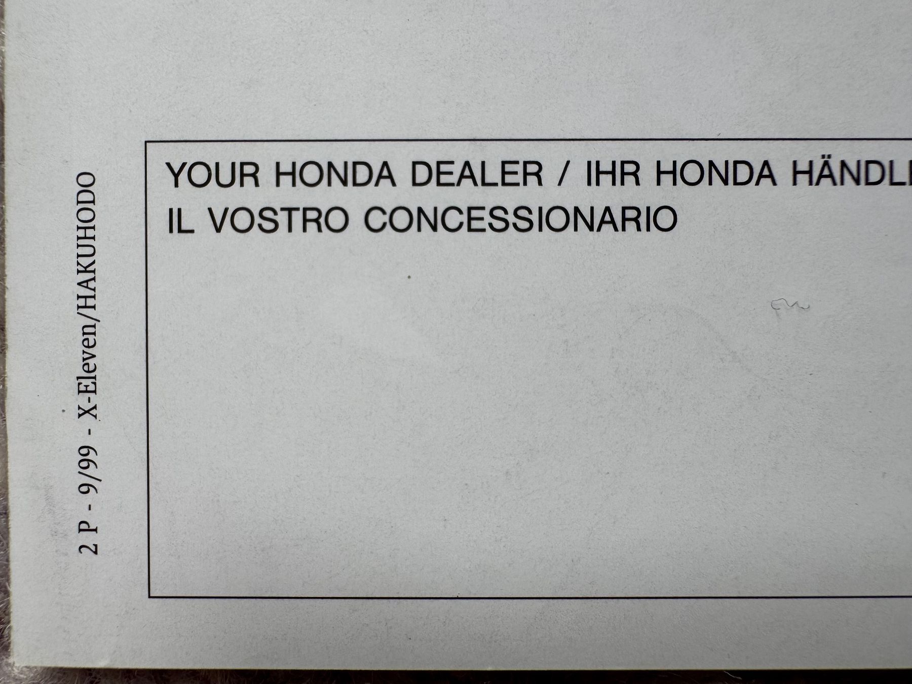Honda Strada: Honda X11 – Usato da Morrens VD venduto da kawah2 5