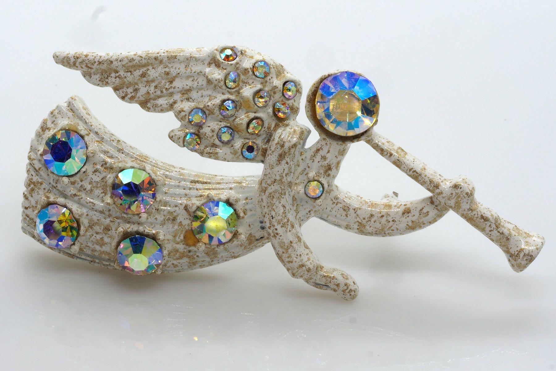 Broches & Aiguilles: Vintage Brosche; Engel; Strass – D'occasion à Zürich par nostalgic_treasures 2