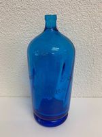 Syphonflasche aus blauem Glas von Vivis & die A.-G. Luzern