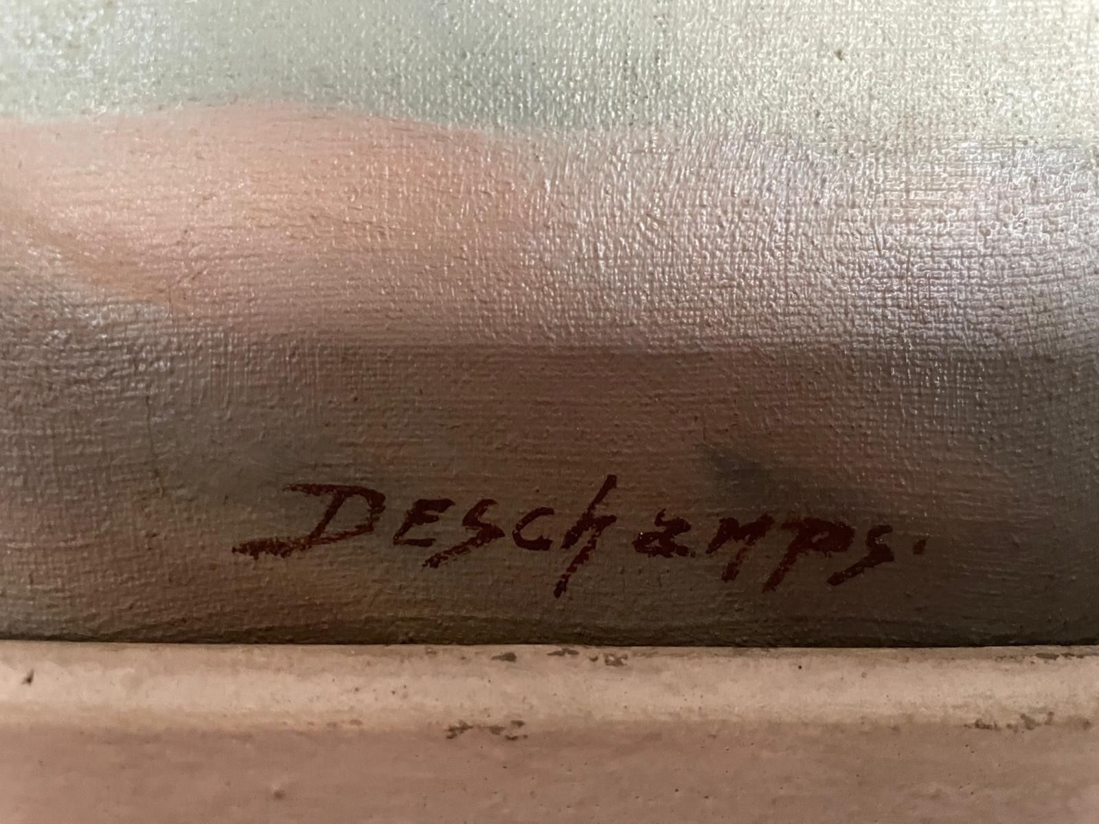 Dipinti: Ölgemälde Deschamps 60x52cm Scheunenfund – Usato da Hitzkirch venduto da Reliko 1
