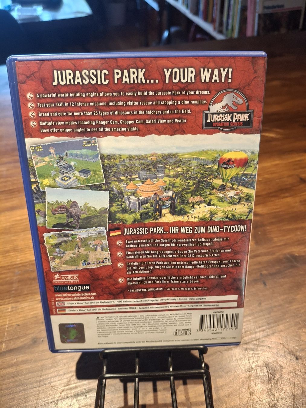 Jeux: Jurassic Park Operation Genesis PS2 Park Building Simulation – D'occasion à Heimenschwand par fahrni01 1