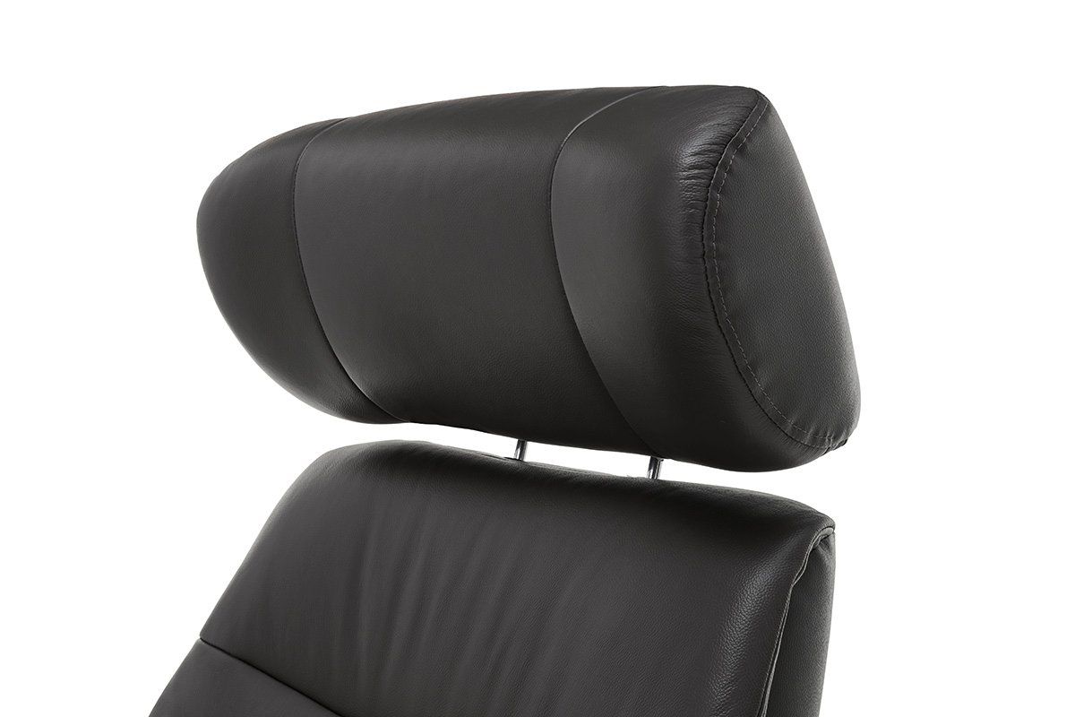Sessel: Relax Sessel MANILA Leder schwarz inkl. Hocker – Neu und originalverpackt aus Unterentfelden von moebelrufli 2