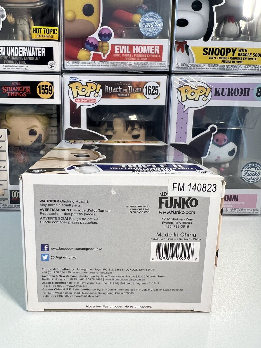 Funko Statuette: Funko POP! WWE Triple H (Version 2014) – Nuovo e nell'imballaggio originale da Le Mouret venduto da perfectbijou 5