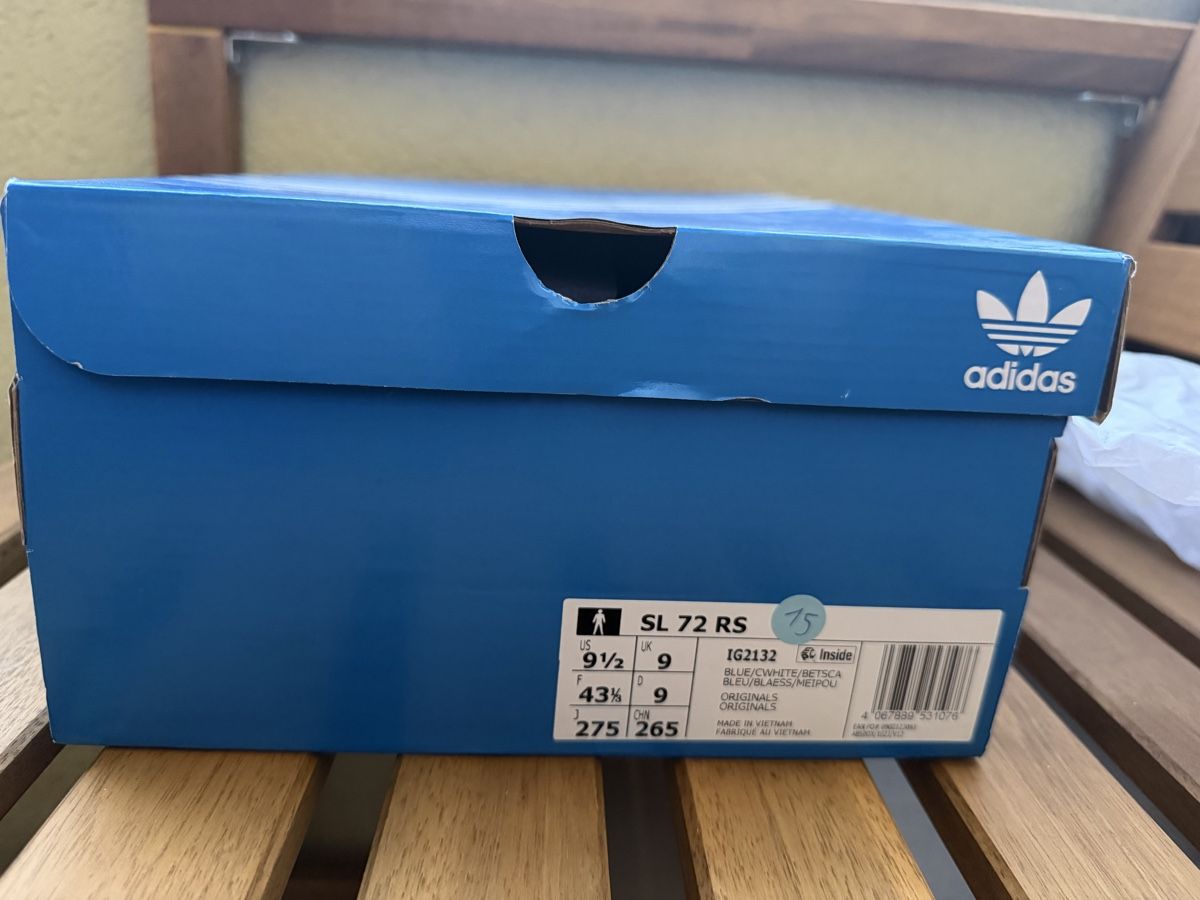 Adidas Scarpe da uomo: SL-72 Blue 43 1/3 NEW  – Nuovo e nell'imballaggio originale da Solothurn venduto da Dache91 3