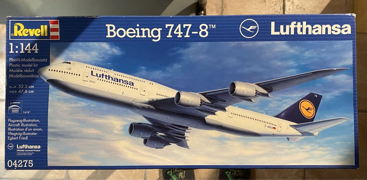 Revell Kit di modellismo & Modellini statici: Boing 747-8 1:144 – Nuovo (secondo la descrizione) da Ramersberg venduto da endbefund13