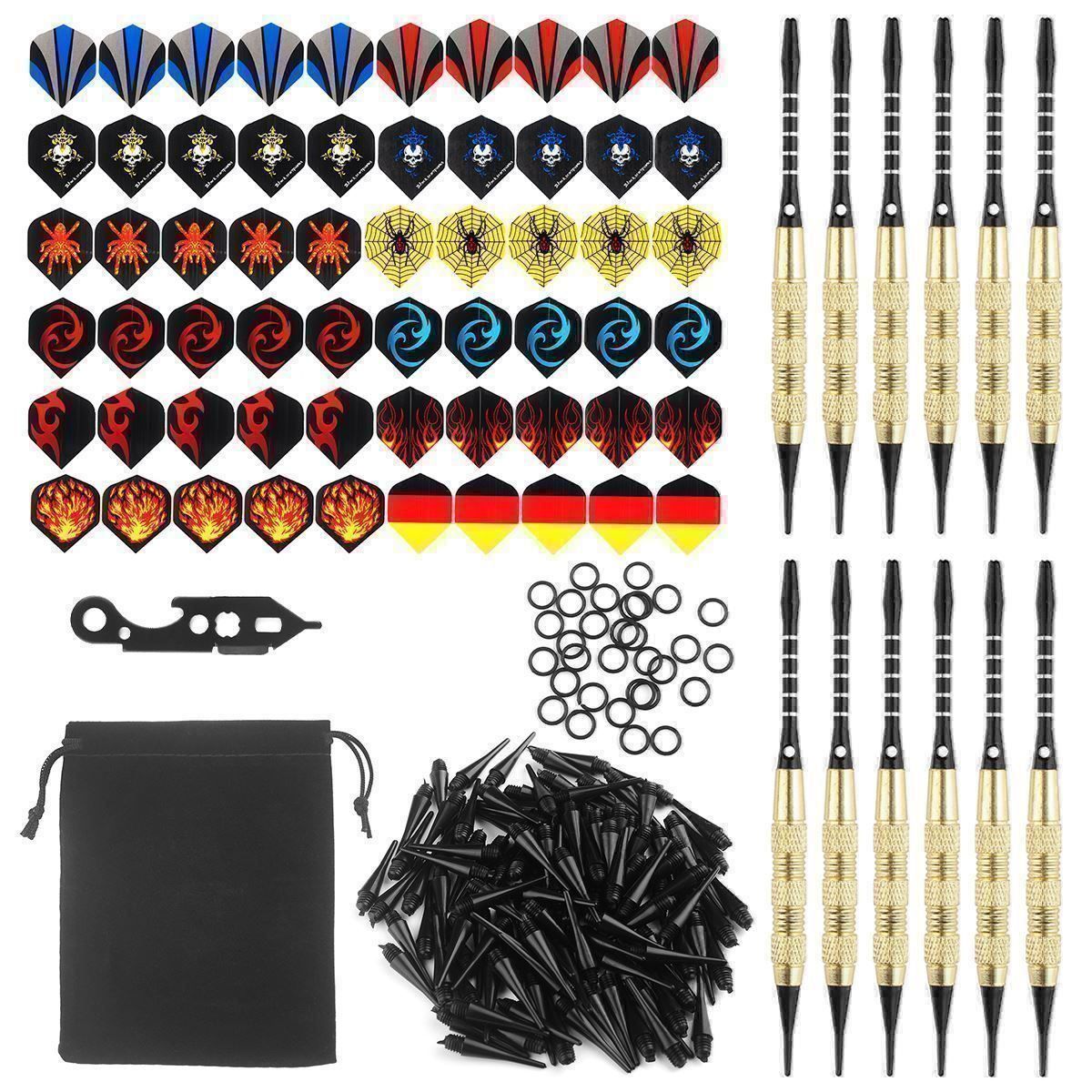 Dart: 12 Stück Dartpfeile mit kunststoffspitze – Neu (gemäss Beschreibung) aus Thun von nuonuoshop 2