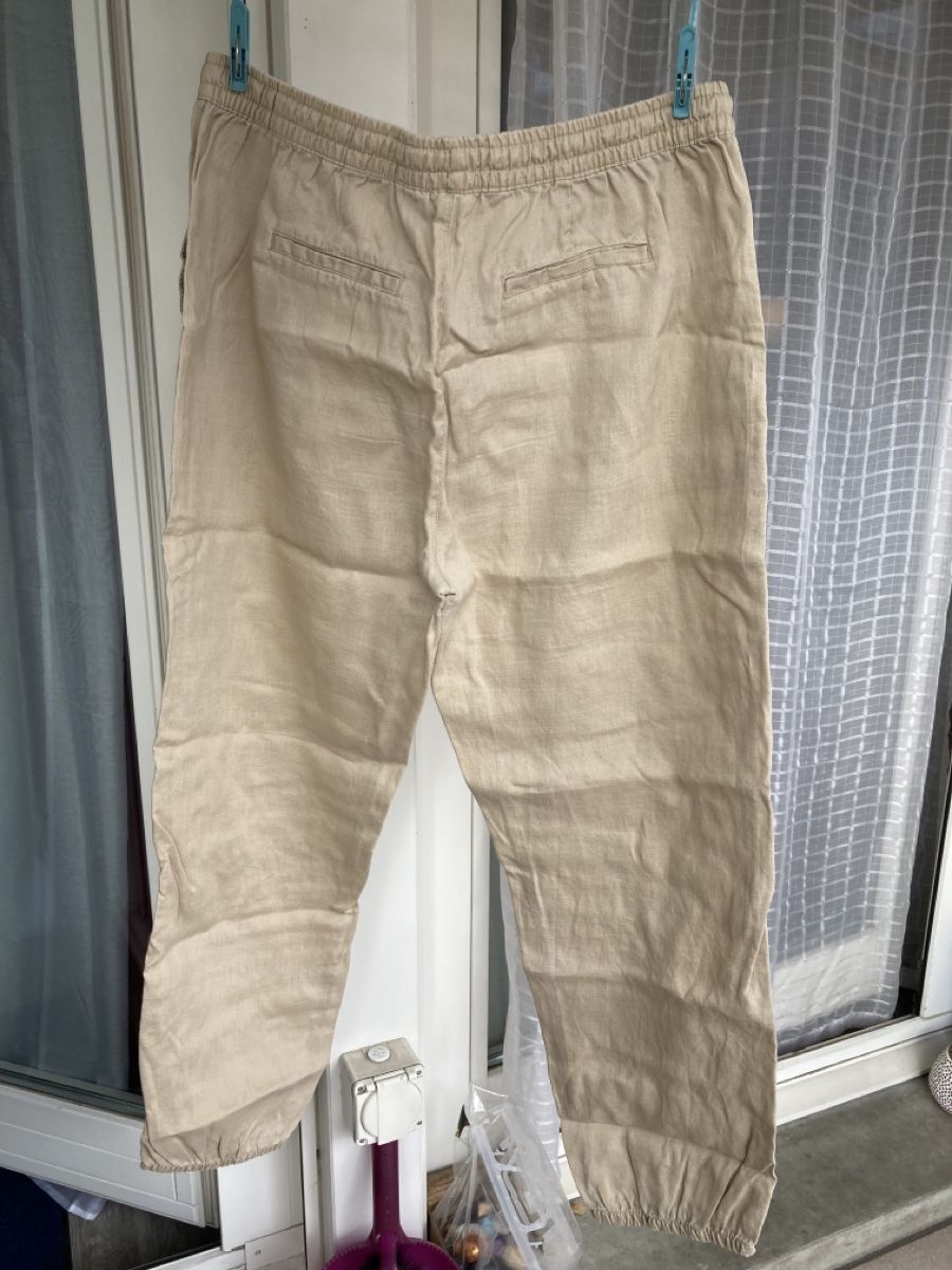 Pantaloni: Sommerhose mit Leinenanteil – Nuovo (secondo la descrizione) da Neuenhof venduto da Ivita 1