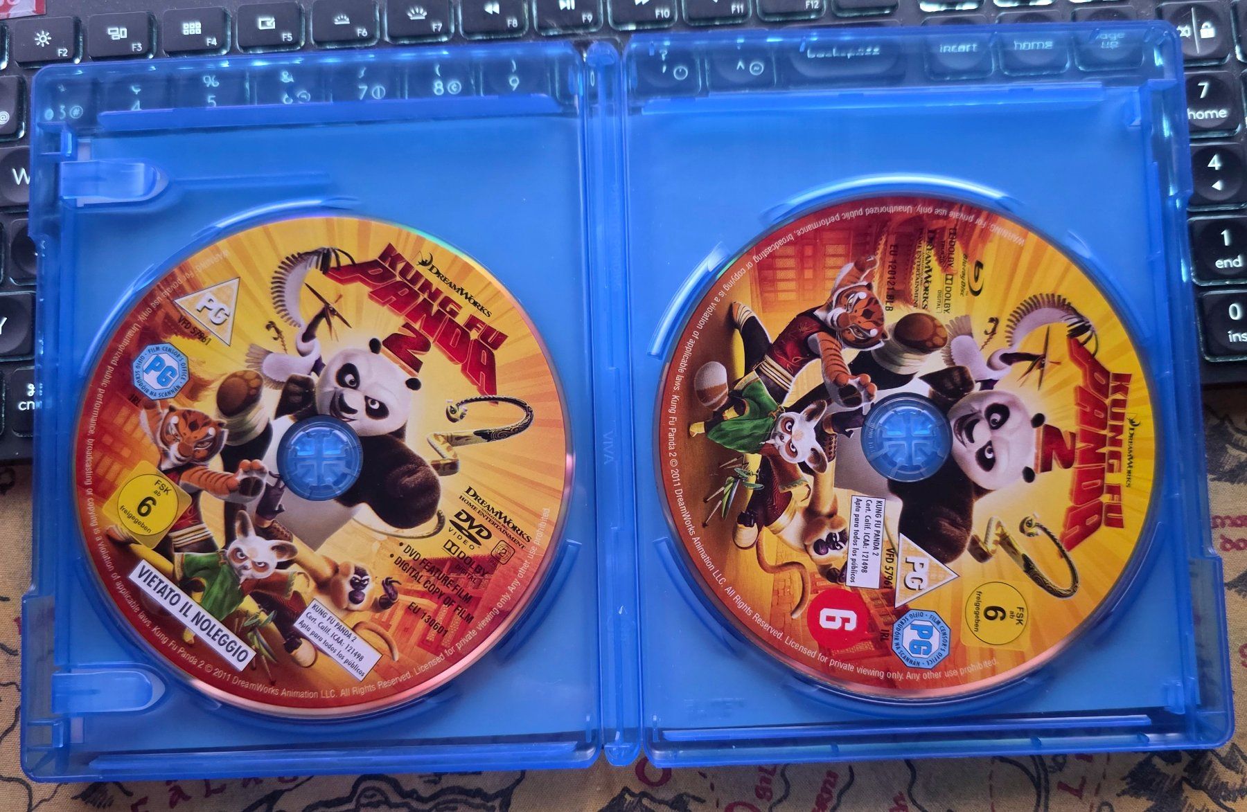 Tutti i DVDs: Kung Fu Panda 2 (2011) - Blu-ray + DVD – Usato da Semsales venduto da __Florian__ 3