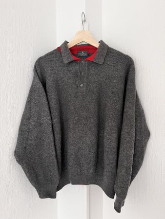Ermenegildo Zegna Pullover Kaschmir grau Grösse M