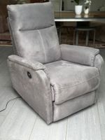 Recliner Relaxsessel, Elektrisch (Alcantara)