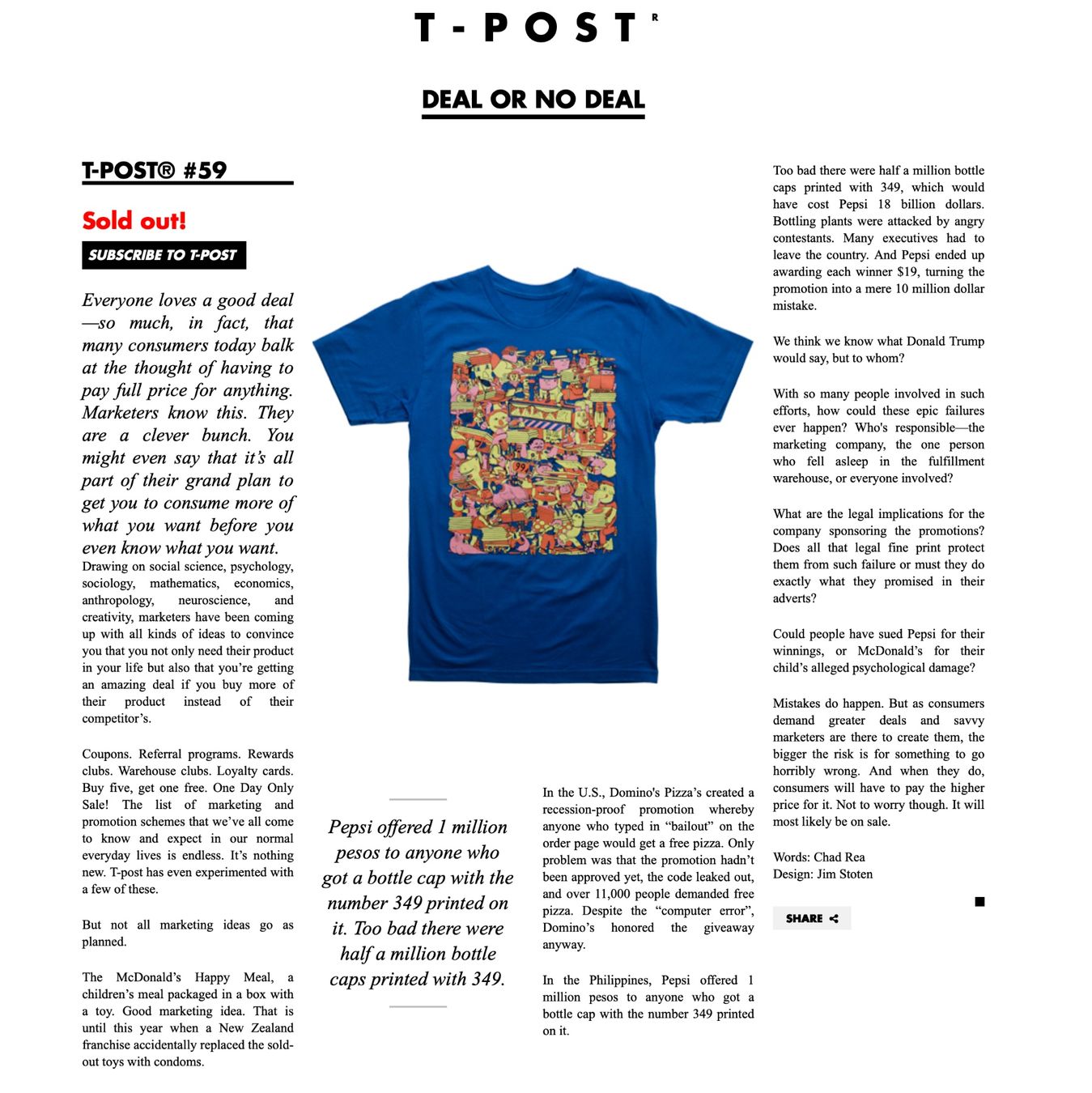 T-Shirts: T-post.com Special T-Shirts mit Background - Grösse M – Neu (gemäss Beschreibung) aus Münsingen von Omasaki