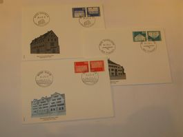 KZS FDC: K51, K52, K54 Baudenkmäler, 18.06.1970