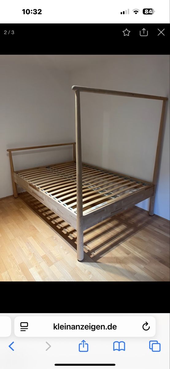 Ikea Letti: Bett 160x200 + Matratze – Usato da Glattfelden venduto da iri_blq6