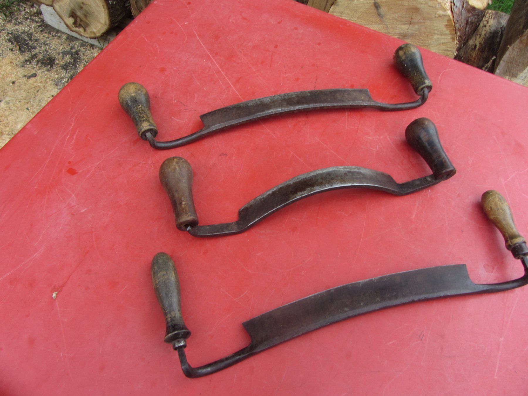 Besteck: 3 antike Zug - Schälmesser / Gemarkt – Gebraucht aus Wolfhalden von Quiria68 3
