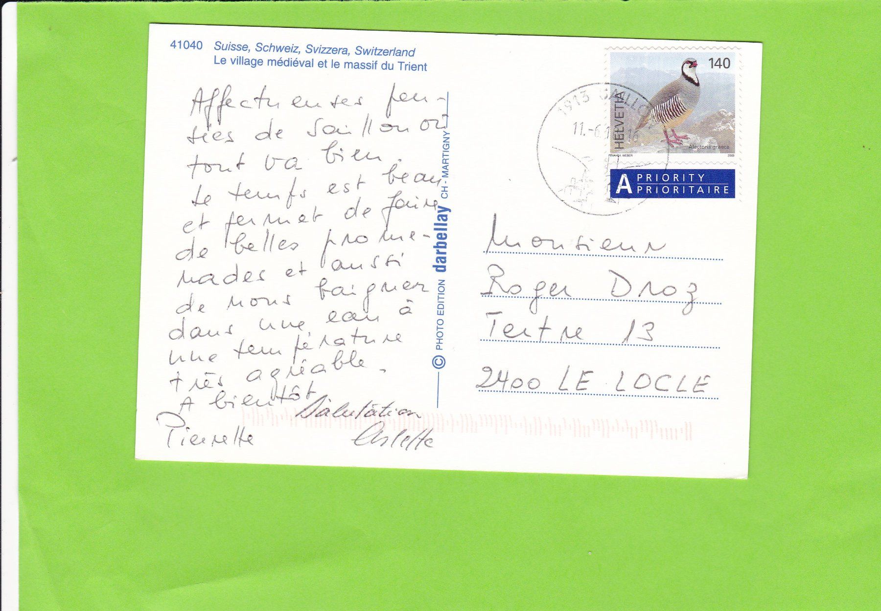Cartes postales: Saillon – D'occasion à St. Peterzell par neckertal 1
