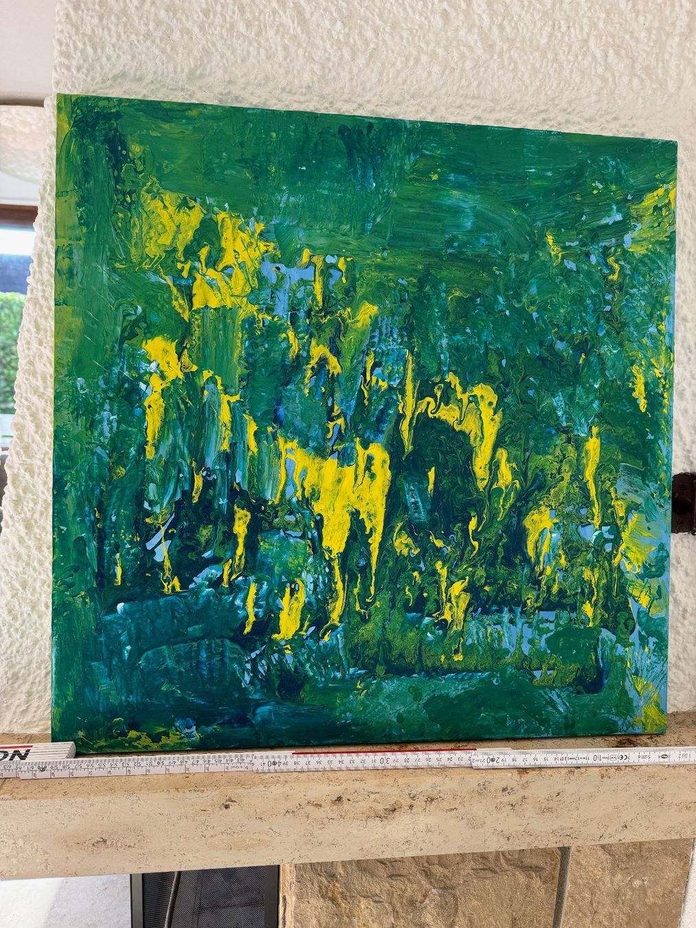 Dipinti: Ölbild 60 x 60 cm "Das grüne Wunder" – Usato da Kirchdorf AG venduto da coco123