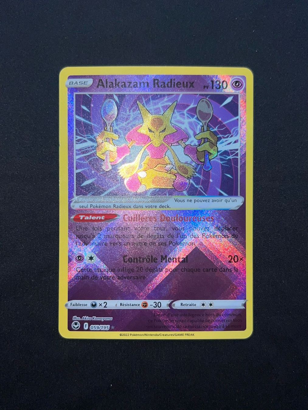 Pokémon Carte collezionabili: Alakazam Radieux FRançais 059/195 – Nuovo (secondo la descrizione) da Genève venduto da Jojo_pokemon 2