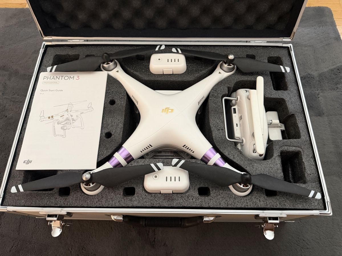 DJI RC Modellbau: DJI Phantom 3 Professional Drohne mit Koffer – Gebraucht aus Stein am Rhein von bep2 3