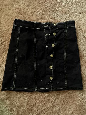 Coole schwarze Mini-Rock von Forever 21, Grösse M!