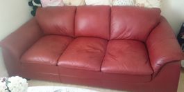 Sofa , echtes Leder!