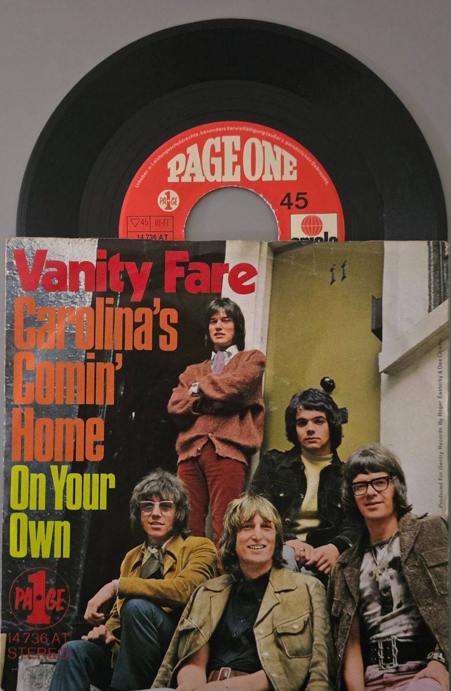 Dischi in vinile: Vanity Fare Single – Carolina's Comin' Home – Usato da Root venduto da atelier22