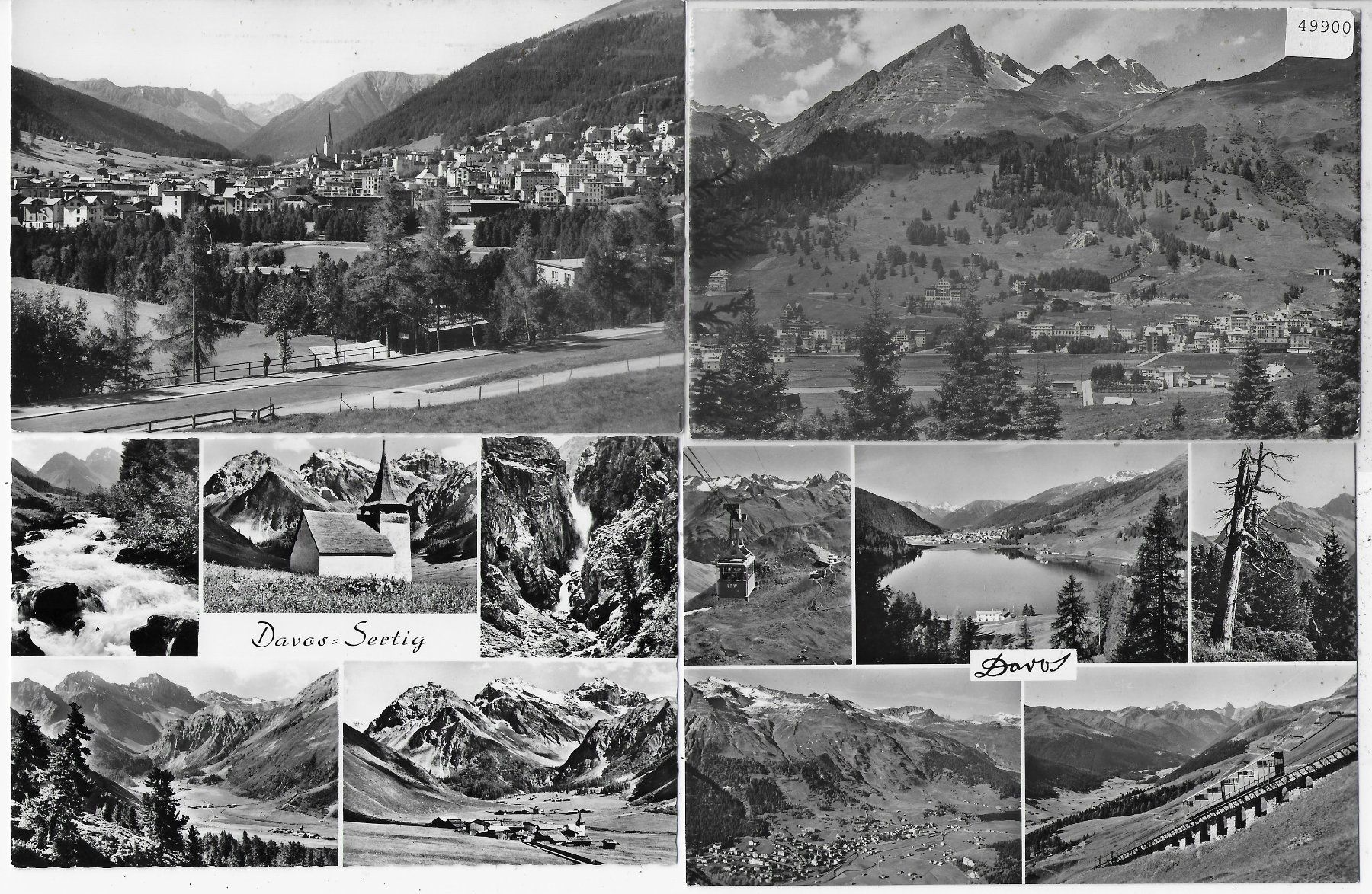 Cartes postales: 4 AK - Davos – D'occasion à Ettingen par Kartenplanet