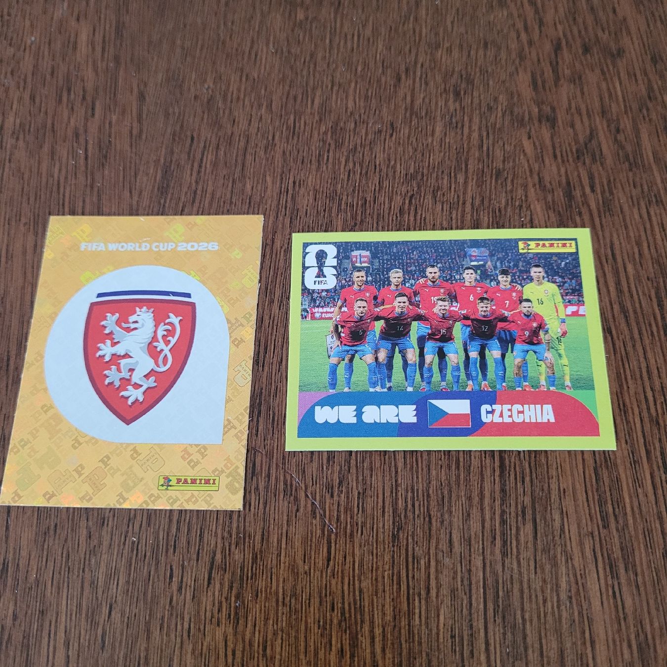 Panini Carte collezionabili: Panini26 Tschechien Wappen und Mannschaft – Nuovo (secondo la descrizione) da Winterthur venduto da Flomal