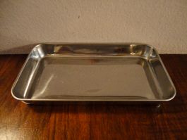 Kleine Edelstahl Schale/Tablett,
