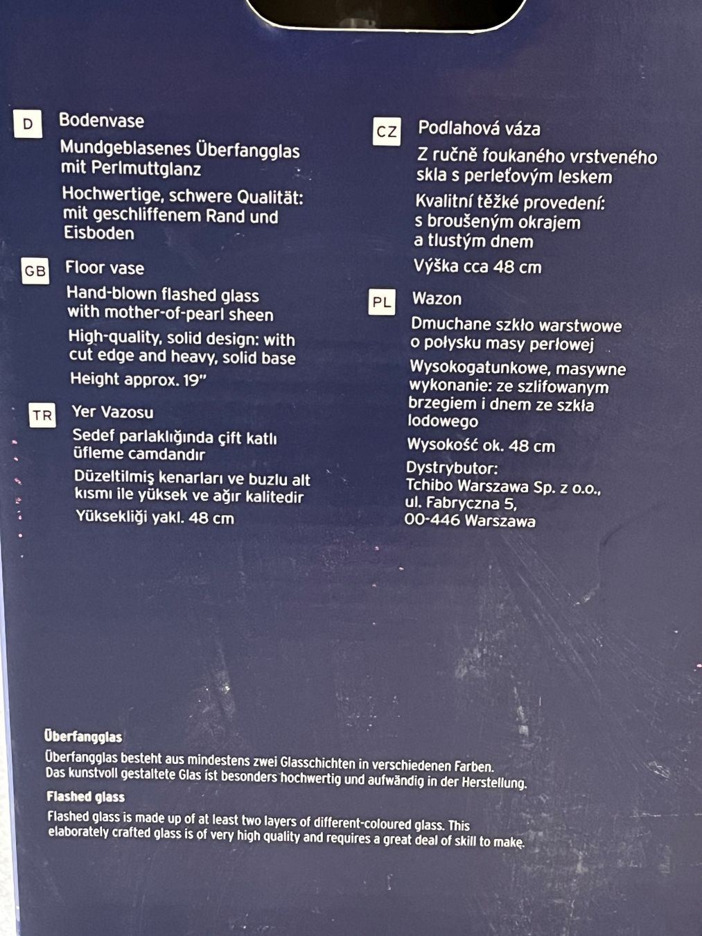 Vasi & Recipienti: Bodenvase 48cm „Tchibo“ – Usato da Bauma venduto da Budgerigar 5