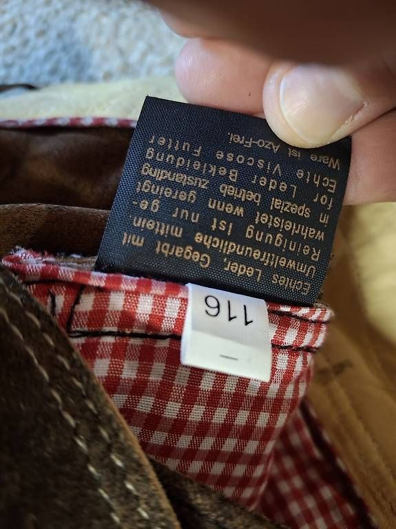 Pantalons: Kinderlederhose 116 – D'occasion à Eriswil par swe_t72b 3