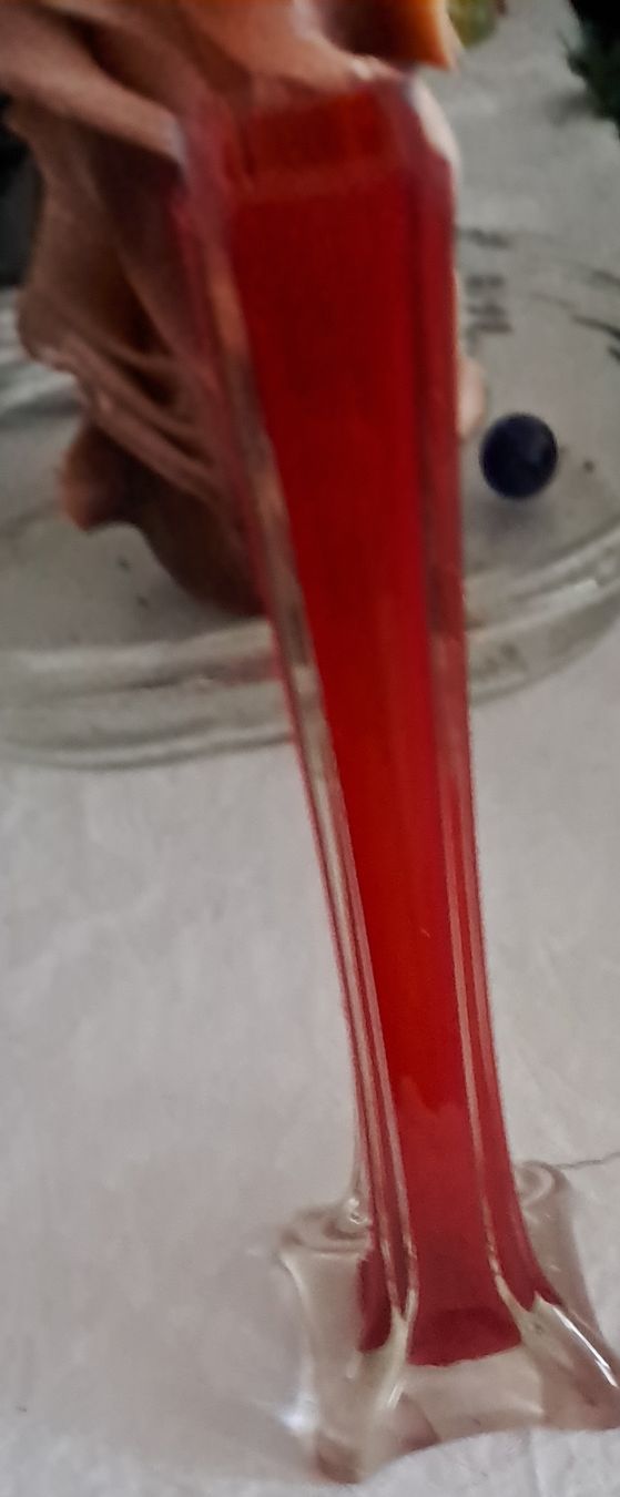 Vasi & Recipienti: Vase rot Glas Glasvase schmal – Usato da Zürich venduto da Schoebi19