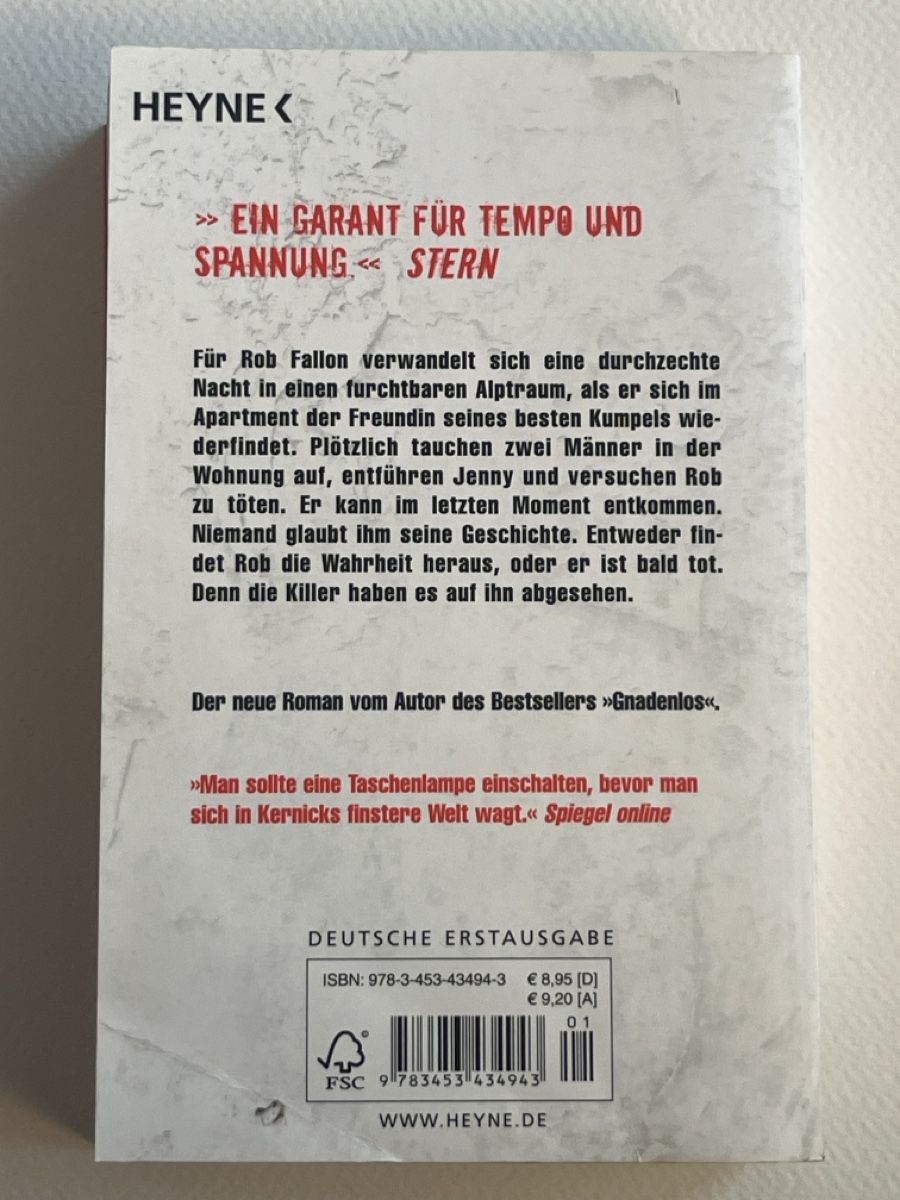 Libri: Simon Kernick - Verdächtig - Thriller - Top Zustand! – Usato da Forch venduto da tieckr 1