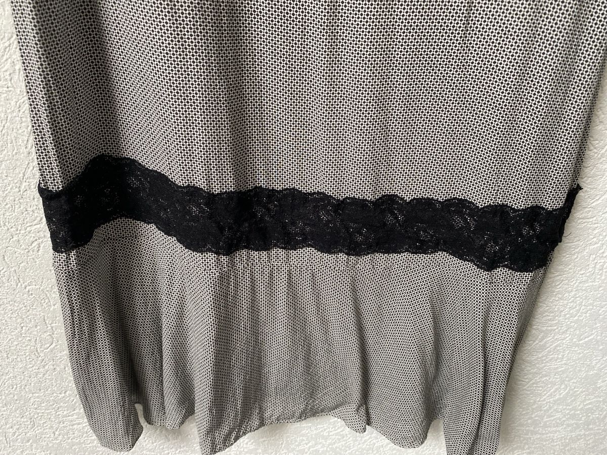 Opus Robes: Opus leichtes Kleid mit Spitzenbund Gr. 36, Grau-Schwarz – D'occasion à Homberg b. Thun par Homata 2