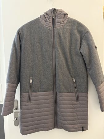 Silvertag Winter Wollmantel mit Kapuze, Gr.34, Top Zustand!