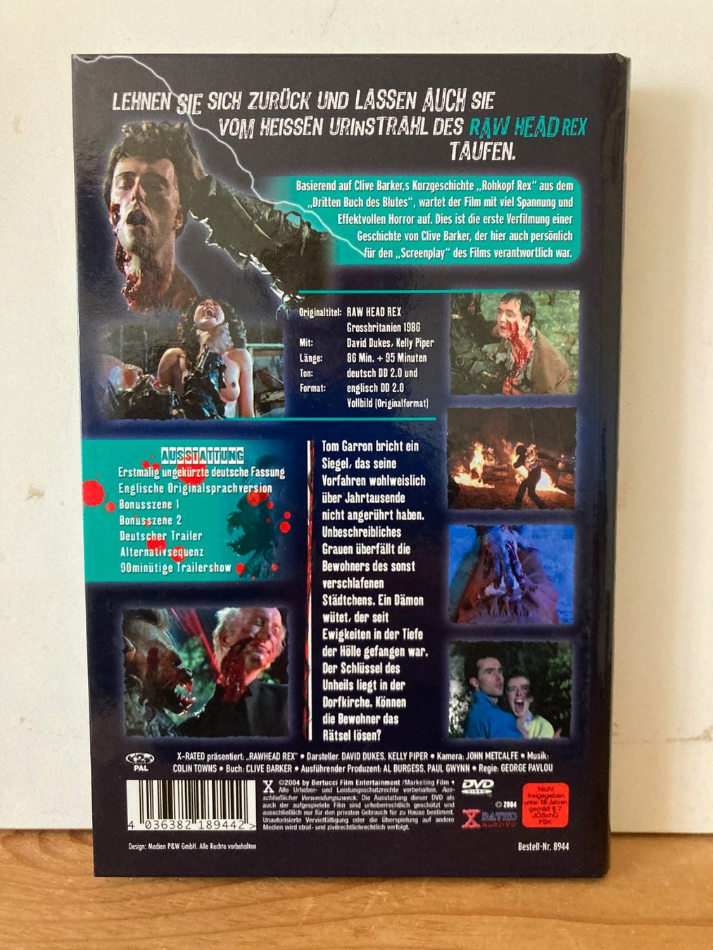 Tous les DVDs: Raw Head Rex - Grosse Hartbox - DVD - Uncut – D'occasion à Wädenswil par noodelbraincrew 1