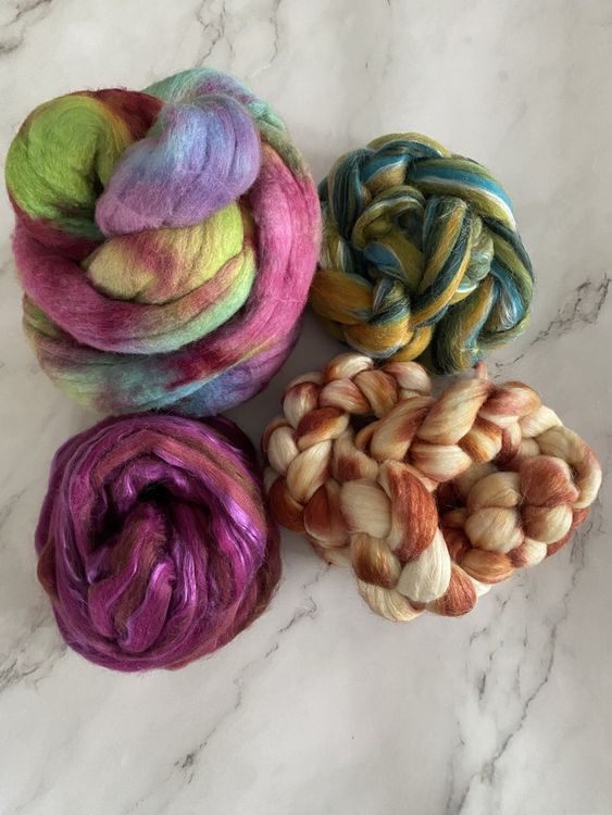 Laine à Feutrer Aiguilletée - Lot De 8 Couleurs (80g Total) - Pour Feutrage Humide Ou à L'aiguille, Projets Créatifs, DIY, Débutants