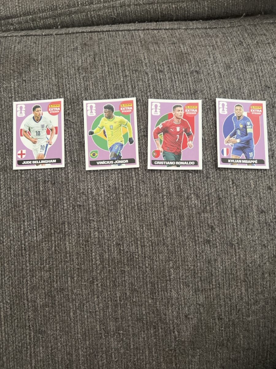Panini Carte collezionabili: Panini Extra Stickers 2026, CR7,Vinicius,Mbappe,Bellingham – Nuovo (secondo la descrizione) da Glattpark(Opfikon) venduto da ani_576j