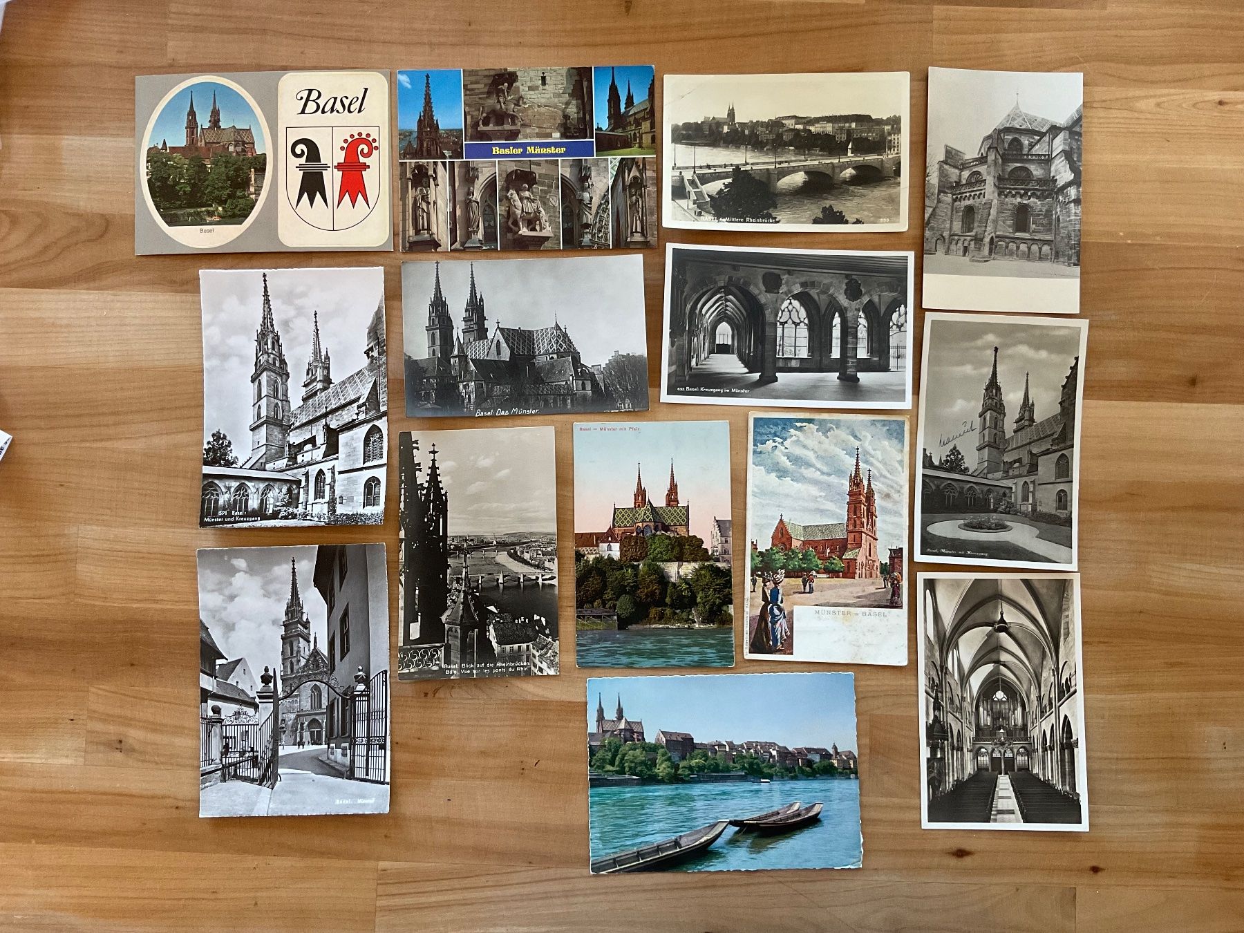 Cartoline postali: AK von Basel Münster – Usato da Rümlang venduto da Kartenpost1