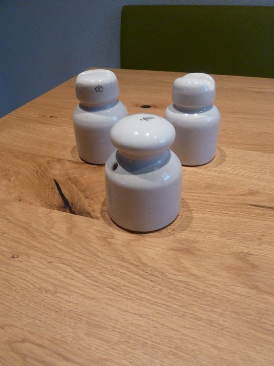 5 Stück Keramik Isolatoren Aluminiumoxid - Konische Isolatorperlen 6,5mm Für Hochtemperatur