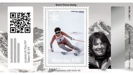 Swiss Crypto Stamp 5.0 ID 8 Silber Marie-Theres Nadig