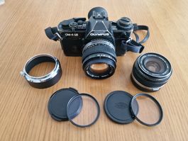 Rare Olympus OM-4 TI analog + Zuiko 50mm f1.4 and 28mm f3.5